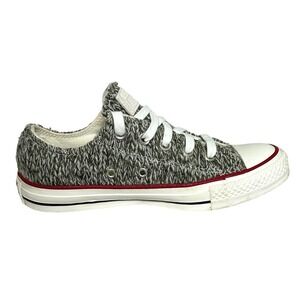 Converse All Star Chuck Taylor Sweater Knit Low Top Grey‎ Sneakers Women's 6